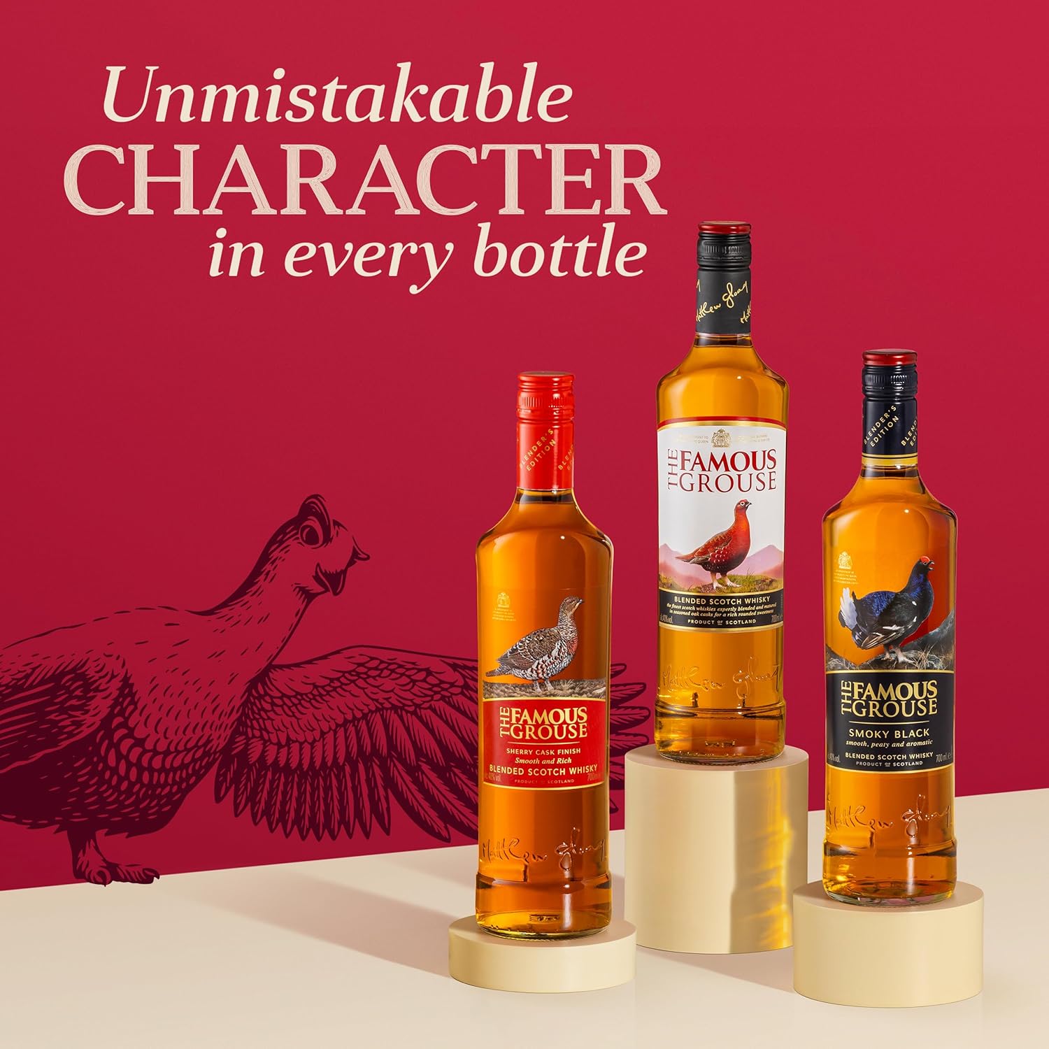 The Famous Grouse Finest | Scotch | Blended Whisky | 40% ABV | 70cl | saveandgo