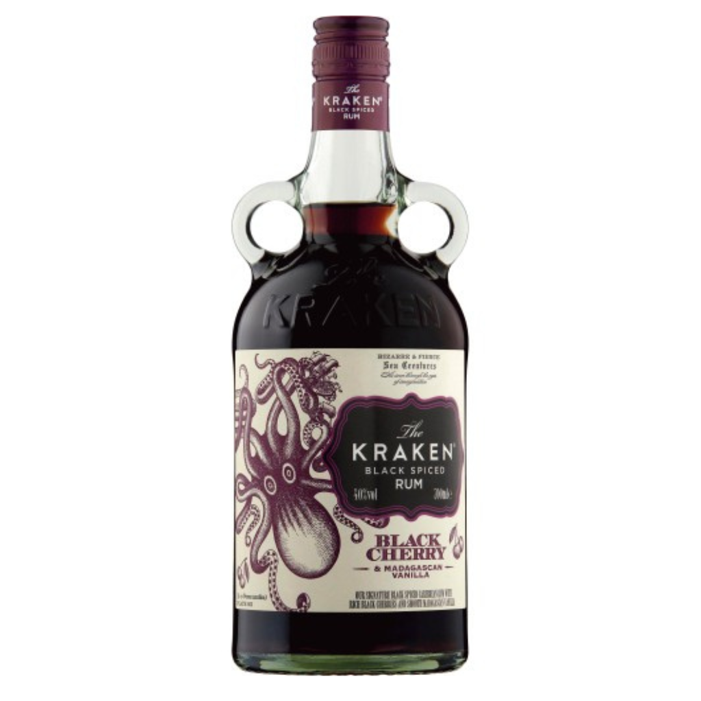 The Kraken Black Spiced Rum Black Cherry & Madagascan Vanilla 1x70cl