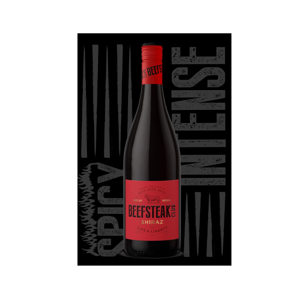 Beefsteak Club Shiraz Red Wine, 6x75cl 13.5%