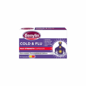 Benylin cold & flu 16 capsules