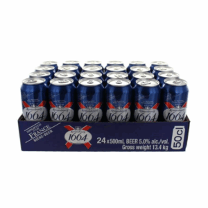 Kronenbourg 1664 Lager Beer 24x500ml 5% (Cans)