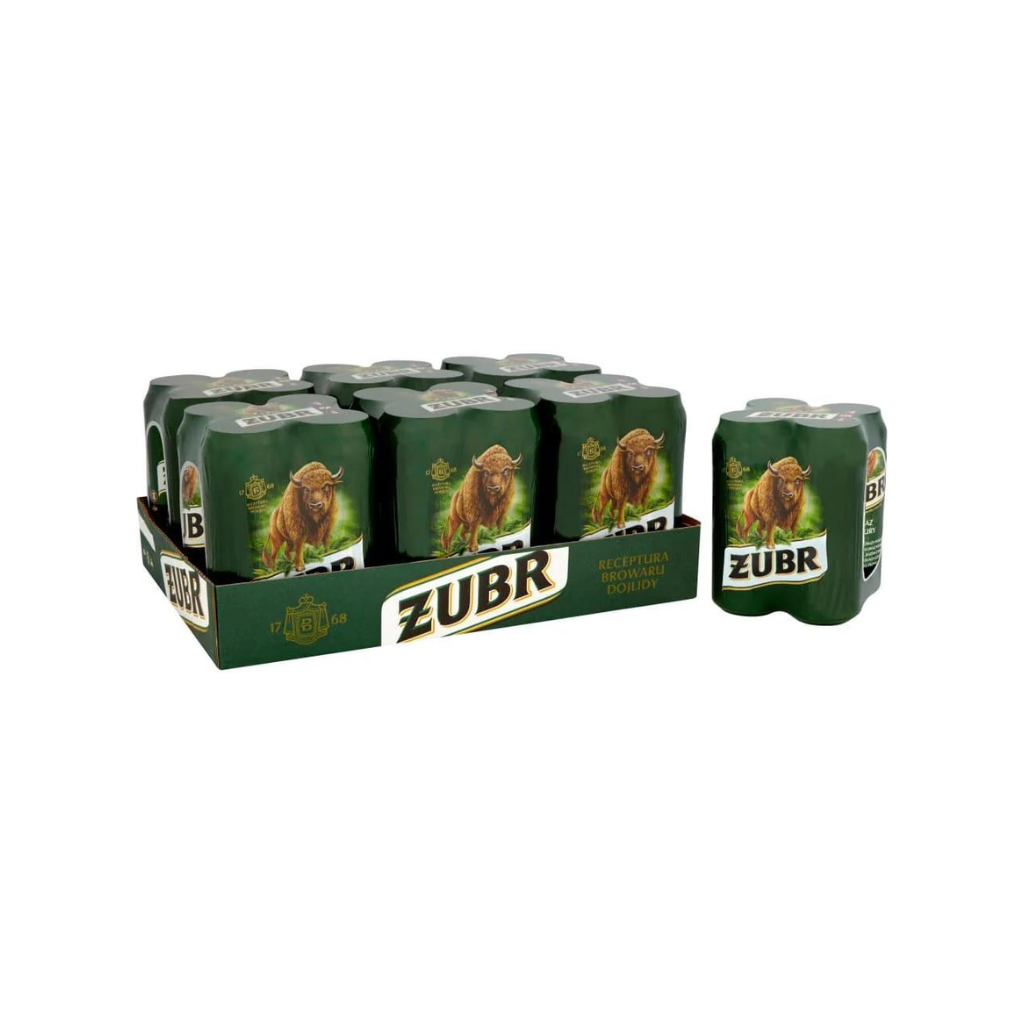ZUBR 24x500ML 6% MAX (3CASE)