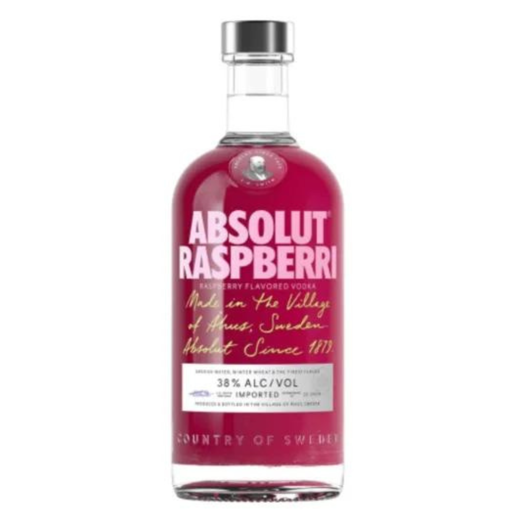 Absolut Raspberri Raspberry Flavoured Swedish Vodka 70CL