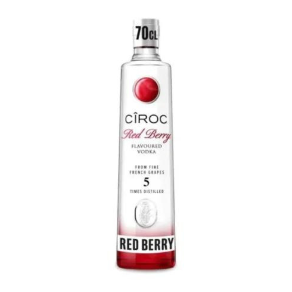 Ciroc Red Berry Flavoured Vodka 70CL 37.5%