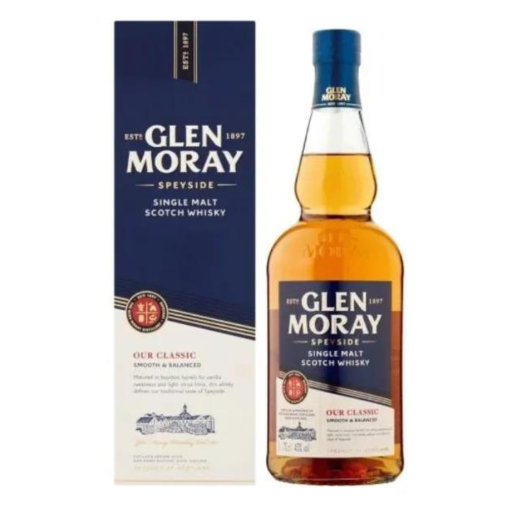 Glen Moray Single Malt Scotch Whisky Floral 70CL