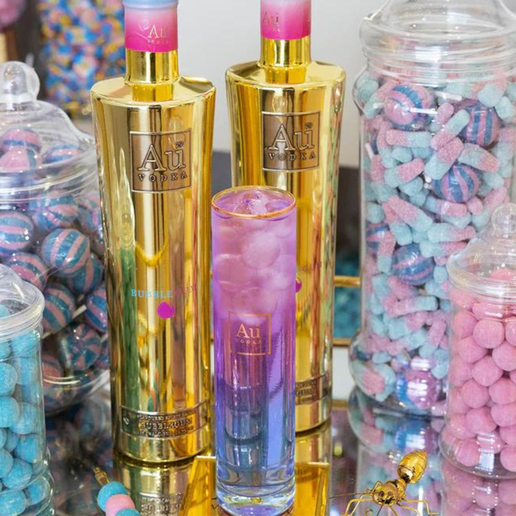 Au Vodka Bubble Gum Flavoured Spirit Drink 70cl - Image 2