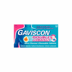 Gaviscon Double Action Mint Chewable 12 Tablets