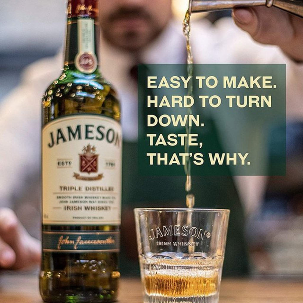 Jameson Triple Distilled Blended Irish Whisky 1 L - Image 2