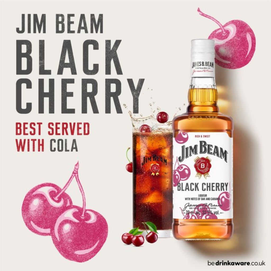 Jim Beam Red Stag Black Cherry Liqueur 70CL - Image 2