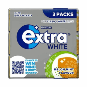 Extra white melon mint flavour 3 pack