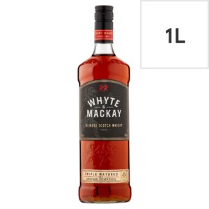 Whyte & Mackay Blended Scotch Whisky 1L 40% ABV Triple Matured saveandgo