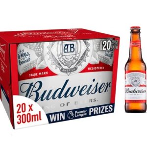 BUDWEISER 20 PACK BOTTLE 4.5%