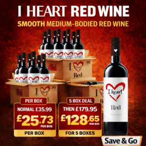 I Heart Red Wine Smooth Medium-Bodied Red Wine