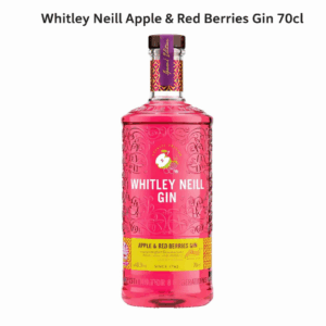 Whitley Neill Apple & Red Berries Gin 70cl 41.3% ABV Fruity London Dry Gin saveandgo