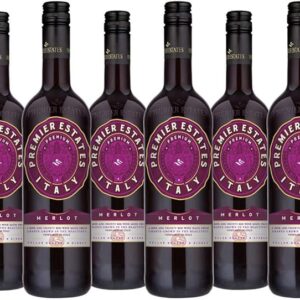 Premier Estates Italy Merlot Red Wine 6x75cl 12% Saveandgo