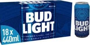 BUD LIGHT CANS 18 X440ML3.4%