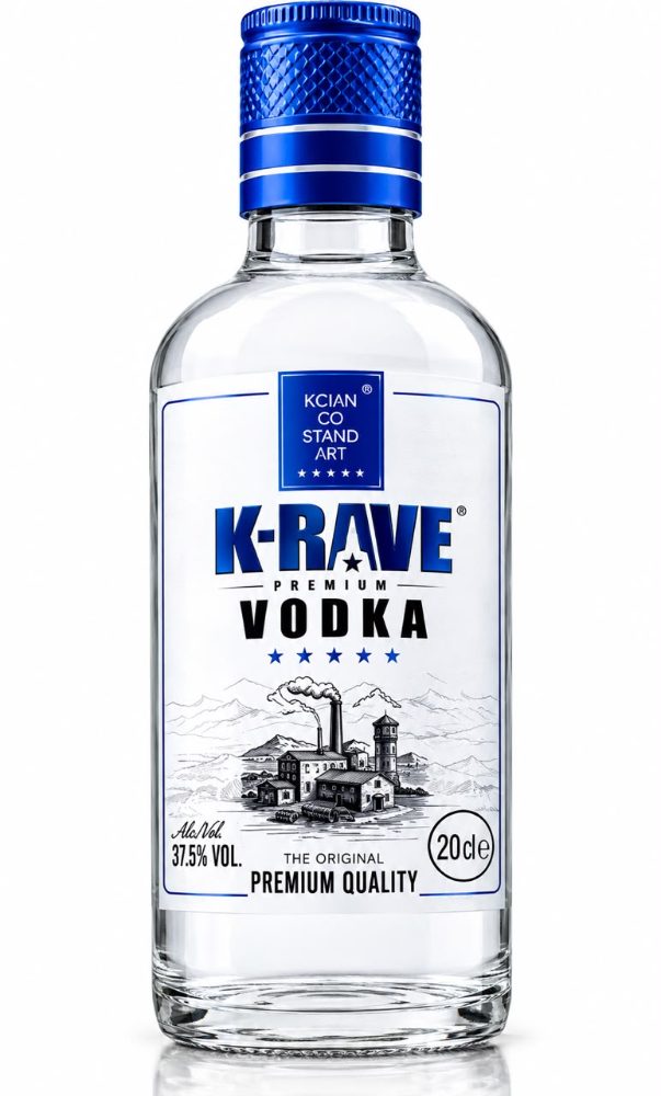 K-RAVE VODKA 12×35CL35.50%