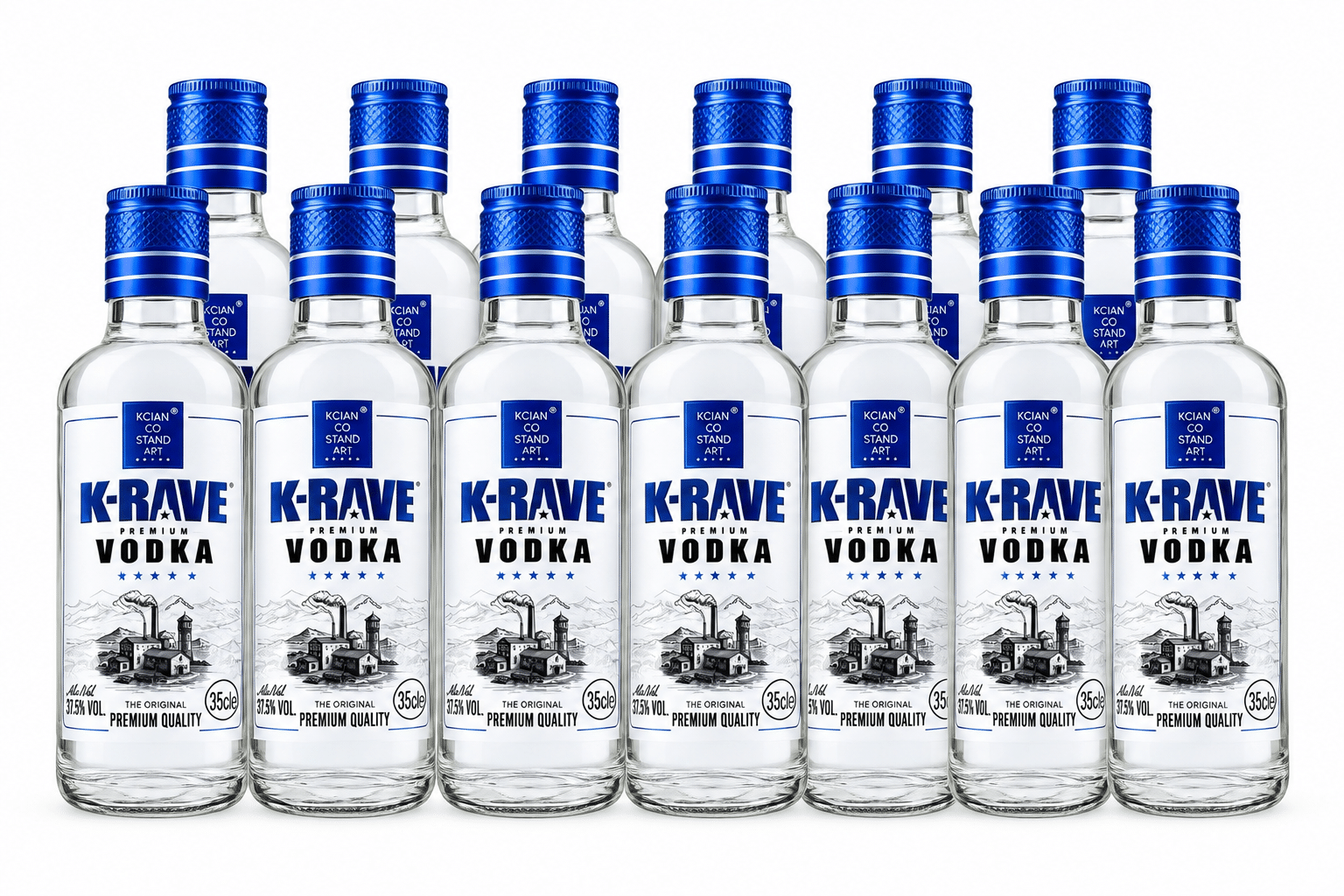 K-RAVE VODKA 12×35CL35.50%