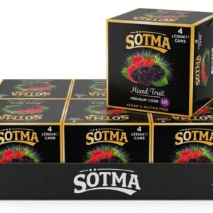 SOTMA mixed fruit 6X4X330ML 3.4%